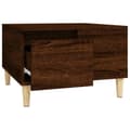 Miniatyrbillede 6 af 10: sofabord 55x55x36,5 cm konstrueret træ brun egetræsfarve