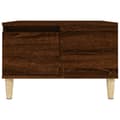 Miniatyrbillede 7 af 10: sofabord 55x55x36,5 cm konstrueret træ brun egetræsfarve