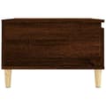 Miniatyrbillede 8 af 10: sofabord 55x55x36,5 cm konstrueret træ brun egetræsfarve