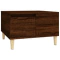 Miniatyrbillede 2 af 10: sofabord 55x55x36,5 cm konstrueret træ brun egetræsfarve