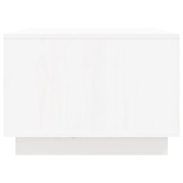 sofabord 80x50x35 cm massivt fyrretræ hvid