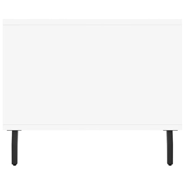 Soffbord vit 102x50x40 cm konstruerat trä