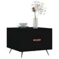 Miniatyrbillede 3 af 10: sofaborde 2 stk. 50x50x40 cm konstrueret træ sort