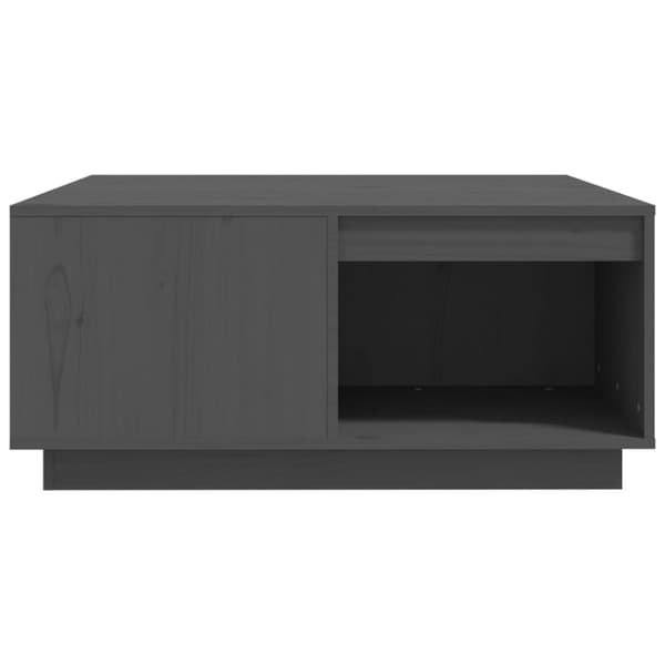 Sohvapöytä harmaa 80x81x36,5 cm täysi mänty