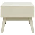 Miniatyrbillede 6 af 8: sofabord med 2 skuffer 110 x 50 x 40 cm træ udskåret design grå