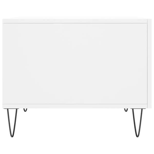 Soffbord svart 50x50x40 cm konstruerat trä
