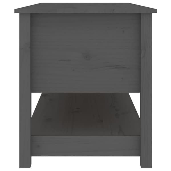 Sohvapöytä harmaa 102x49x55 cm täysi mänty