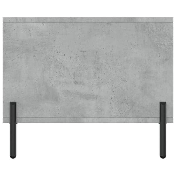 Soffbord betonggrå 90x50x40 cm konstruerat trä