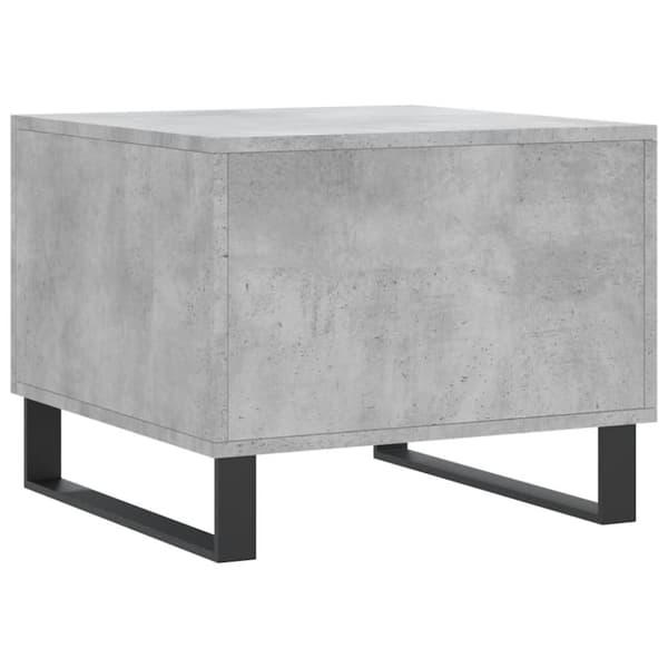 sofabord 50x50x40 cm konstrueret træ betongrå