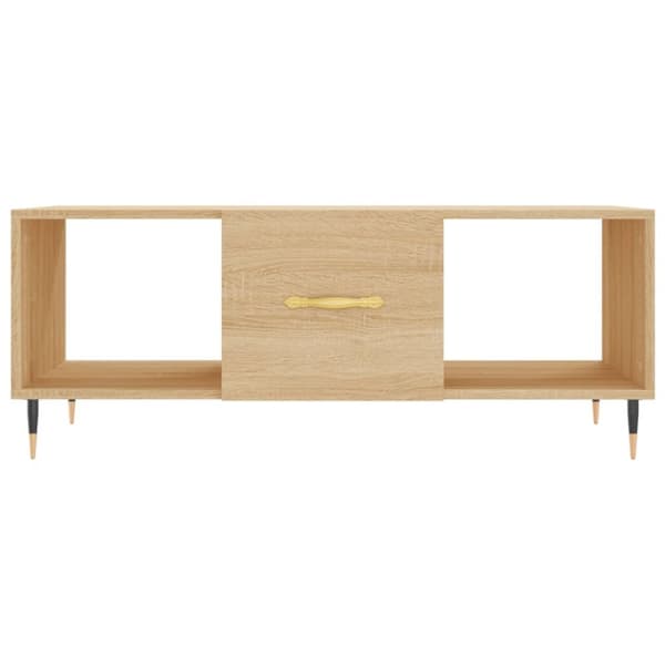 Sohvapöytä Sonoma-tammi 102x50x40 cm tekninen puu