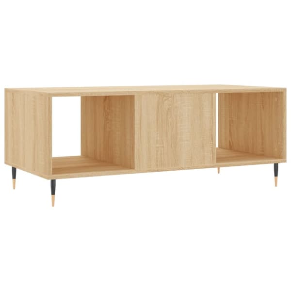 Sohvapöytä Sonoma-tammi 102x50x40 cm tekninen puu