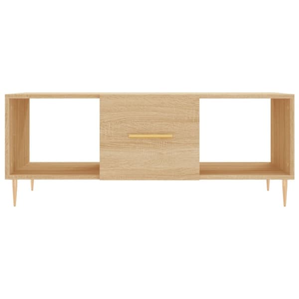 Soffbord sonoma-ek 102x50x40 cm konstruerat trä