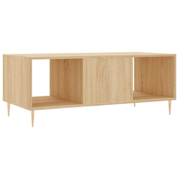 Soffbord sonoma-ek 102x50x40 cm konstruerat trä