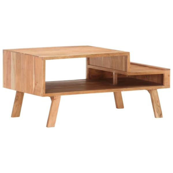 Soffbord 100x50x45 cm massivt akaciaträ