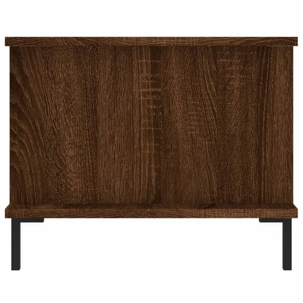 Sohvapöytä ruskea tammi 90x50x40 cm tekninen puu