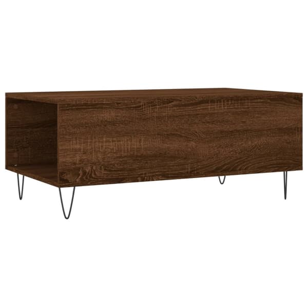 Sohvapöytä ruskea tammi 90x50x36,5 cm tekninen puu