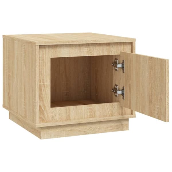 Soffbord sonoma-ek 51x50x44 cm konstruerat trä