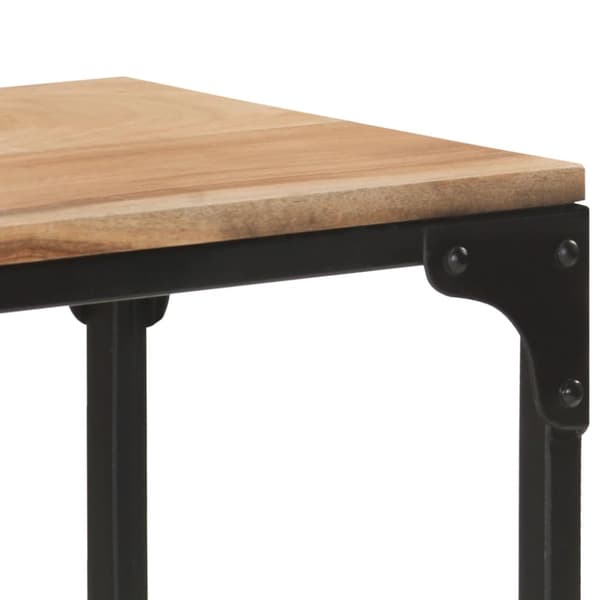 Soffbord 90x30x40 cm massivt akaciaträ