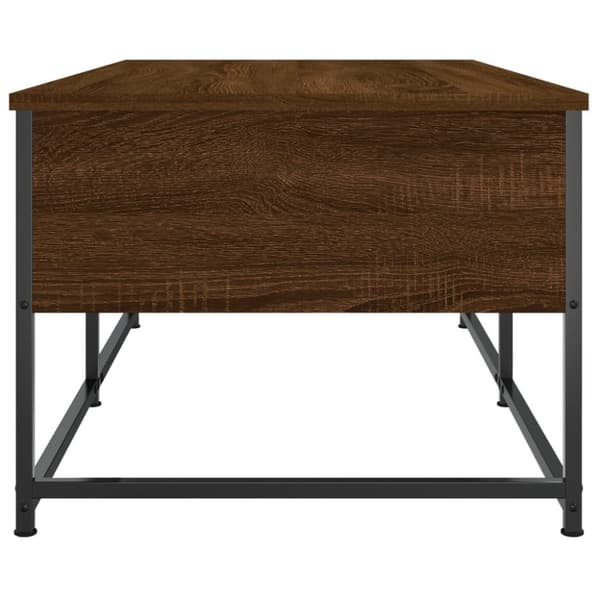 Soffbord brun ek 100x51x40 cm konstruerat trä