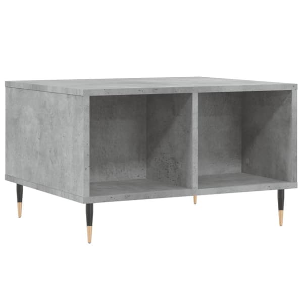 Soffbord betonggrå 60x50x36,5 cm konstruerat trä