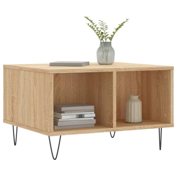 Soffbord sonoma-ek 60x50x36,5 cm konstruerat trä