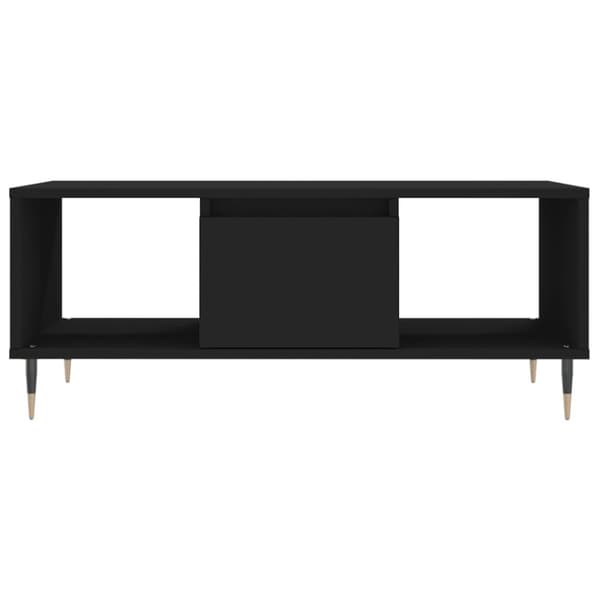 Soffbord svart 90x50x36,5 cm konstruerat trä