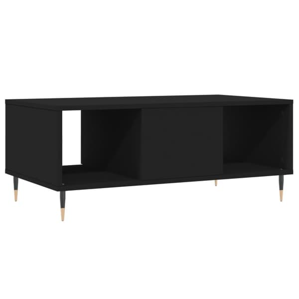 Soffbord svart 90x50x36,5 cm konstruerat trä