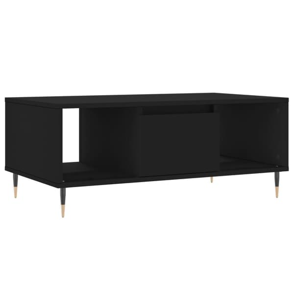 Soffbord svart 90x50x36,5 cm konstruerat trä