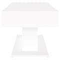 Miniatyrbillede 5 af 6: sofabord 96x50x45 cm spånplade hvid