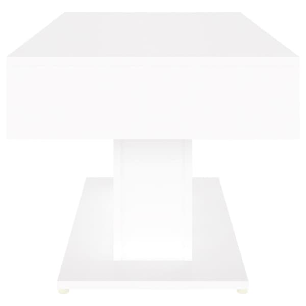 sofabord 96x50x45 cm spånplade hvid