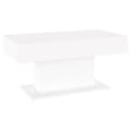 Miniatyrbillede 2 af 6: sofabord 96x50x45 cm spånplade hvid