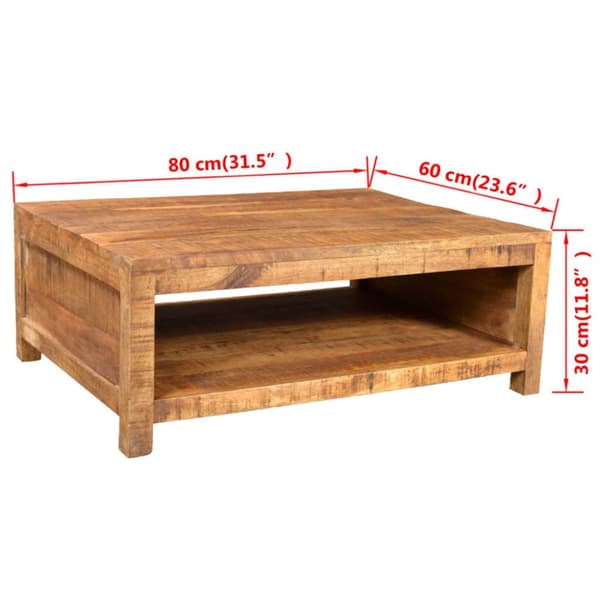 Soffbord massivt mangoträ