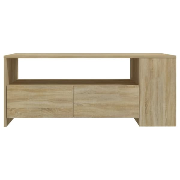 Sohvapöytä Sonoma-tammi 102x55x42 cm tekninen puu