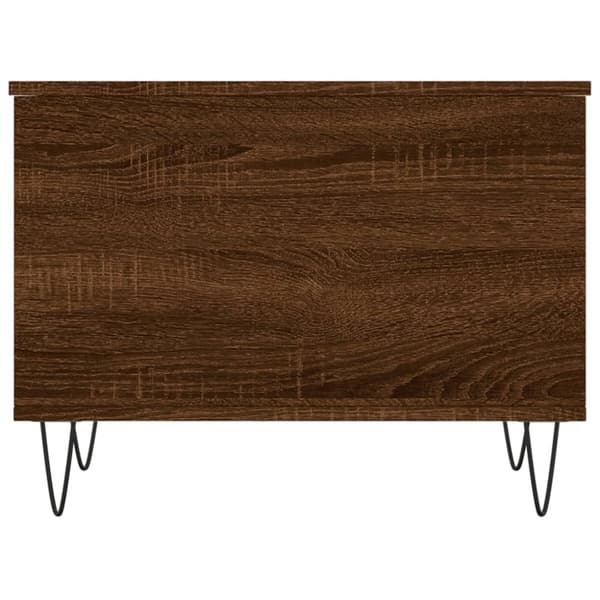 Soffbord brun ek 60x44,5x45 cm konstruerat trä