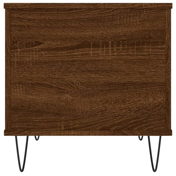 Soffbord brun ek 60x44,5x45 cm konstruerat trä