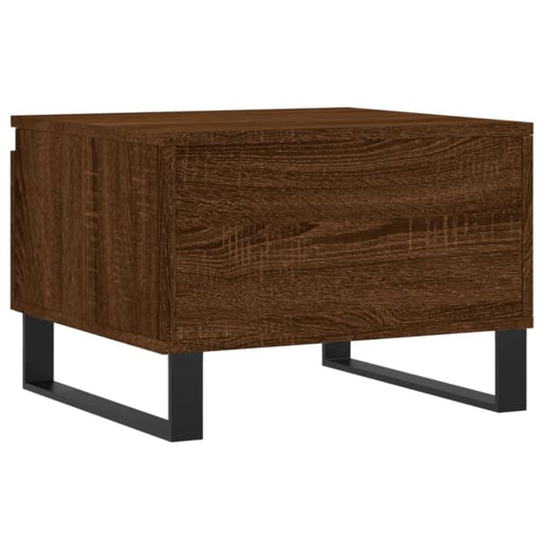 Soffbord brun ek 50x46x35 cm konstruerat trä