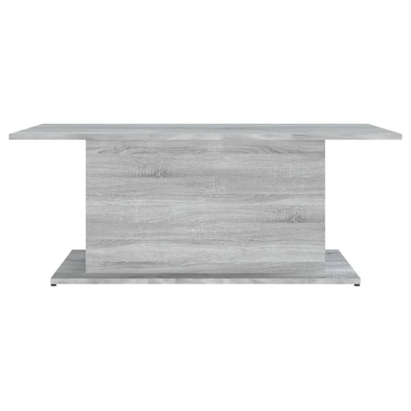 sofabord 102x55,5x40 cm spånplade grå sonoma-eg