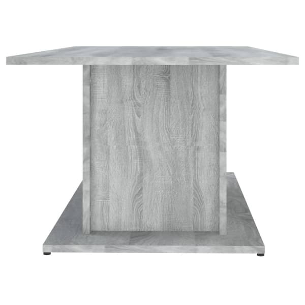 sofabord 102x55,5x40 cm spånplade grå sonoma-eg