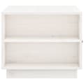 Miniatyrbild 8 av 10: Soffbord vit 100x50x41 cm massiv furu