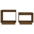 Miniatyrbild 4 av 8: Satsbord 2 st honungsbrun massiv furu