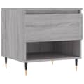 Pikkukuva 5 / 10: Sohvapöydät 2 kpl harmaa Sonoma 50x46x50 cm tekninen puu