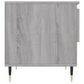 Pikkukuva 8 / 10: Sohvapöydät 2 kpl harmaa Sonoma 50x46x50 cm tekninen puu
