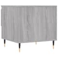 Pikkukuva 9 / 10: Sohvapöydät 2 kpl harmaa Sonoma 50x46x50 cm tekninen puu