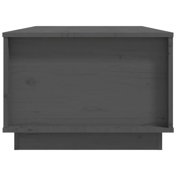 Soffbord grå 100x50x35 cm massiv furu