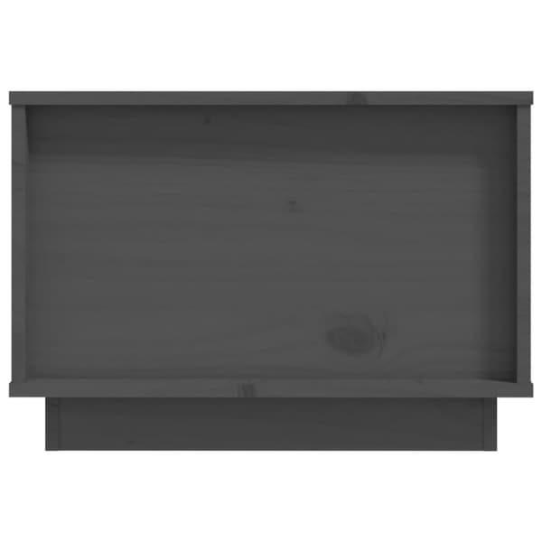 Sohvapöytä harmaa 60x50x35 cm täysi mänty
