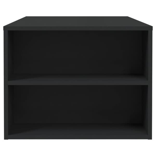 Soffbord svart 102x55x42 cm konstruerat trä