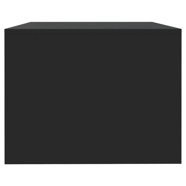 Soffbord svart 102x55x42 cm konstruerat trä