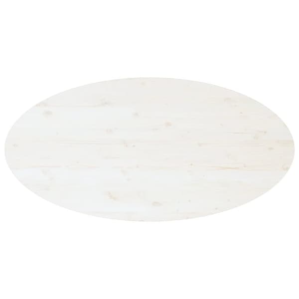 sofabord 110x55x45 cm massivt fyrretræ hvid