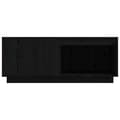 Miniatyrbild 5 av 8: Soffbord svart 100x101x40,5 cm massiv furu