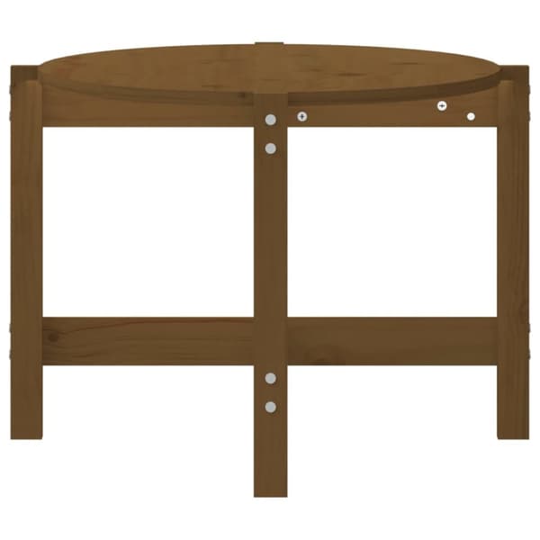 Sohvapöytä hunajanruskea 118x63x45 cm täysi mänty